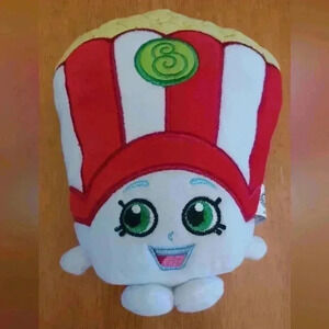 Shopkins Poppy  Popcorn 8" Plush